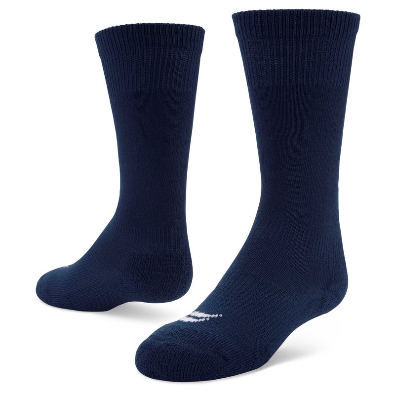 Sof Sole Baseball/Softball Over-the-Calf Team Athletic Performance Socks (2 Pair), X-Small, Navy Blue - Image 1